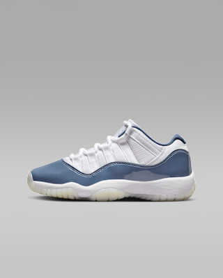 Air Jordan 11 Retro Low Diffused Blue Big Kids Shoes. Nike